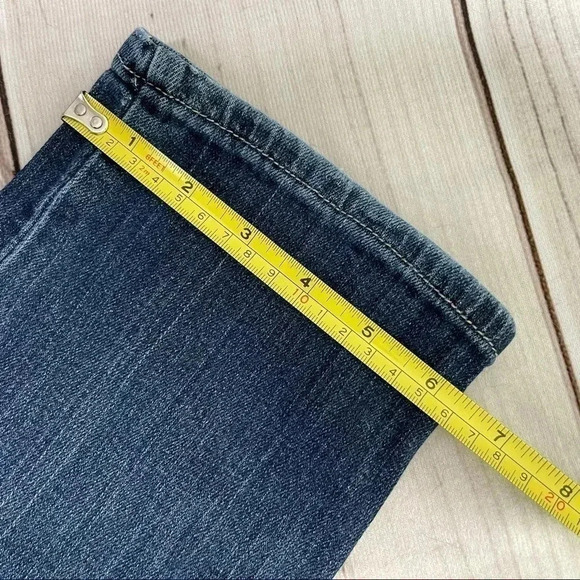 Arizona Jean Co Skinny Distressed Blue Jeans Sz 9 - Picture 13 of 14